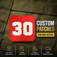 Patchs en PVC souple, badges brodés en caoutchouc pour vêtements, sacs et accessoires de mode, patchs en PVC imperméables