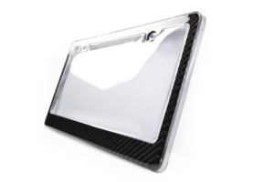 Tiêu chuẩn Mỹ với tag Bìa chính hãng 100% sợi carbon xe tấm giấy phép khung với bìa rõ ràng - Product Image 4