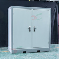 Préfabriqué Conteneur WC Double Toilettes pour Homme et Femme Portable Toilette Camping Extérieur