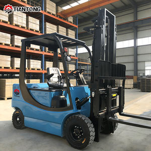 Pengiriman Gratis Forklift Listrik Baterai Lithium 2 Ton 3 Ton Desain Kompak Laris untuk Gudang Kecil - Product Image 1