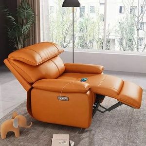Reposabrazos moderno 2024, silla de descanso, silla elevadora VIP de cuero, silla individual de lujo para cine - Product Image 6