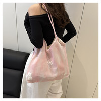 Sac à bandoulière portable en toile brodée de style chinois, grande capacité, multi-usage, nouvelle collection, vente chaude
