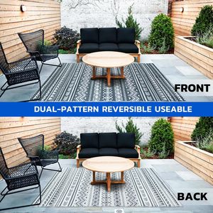 Giá rẻ giá không thấm nước ngoài trời Mat tái chế bền <span class=keywords><strong>Polypropylene</strong></span> Patio thảm - Product Image 5