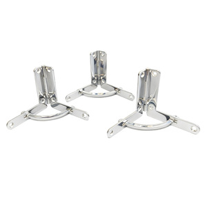 Stainless Steel 7-Shaped Hinges 1.5mm <b>Chrome</b> Surface Mount For Gift <b>Box</b> Furniture Hardware - Product Image 1