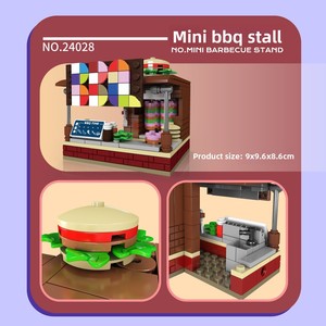 24025-34 Série Créative <span class=keywords><strong>Mini</strong></span> Street View, Boutique de Snacks, Jouet de Construction en Blocs de Plastique ABS pour Enfants - Product Image 6