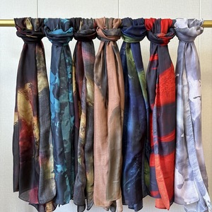 Pañuelo/Chal de Algodón Modal y Poliéster con Estampado Tie-Dye Acuarela Estilo Europeo-Americano para Primavera, Ideal para el Mercado del Sudeste Asiático - ¡Gran Venta! - Product Image 2
