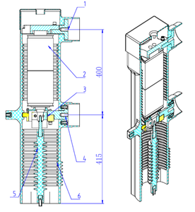 ชุดสวิตช์95KV วงจรเบรกเกอร์สูญญากาศ185KV 20KV และ35KV - Product Image 3