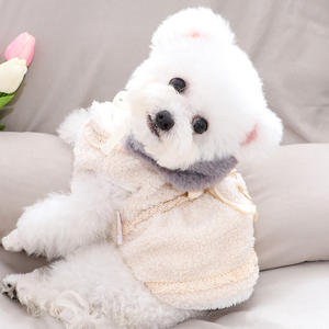 Livre Cachecol, Outono e Inverno Dog Cotton Jacket, Teddy Bear, Poodle, Pomerânia, Schnauzer, Raça Pequena Pet Roupas, Calor - Product Image 6