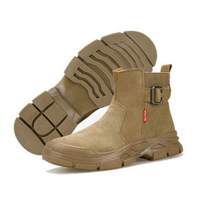 Chaussures de sécurité de soudage en cuir suédé de haute qualité, faciles à porter, chaussures de sécurité de travail - Product Image 2