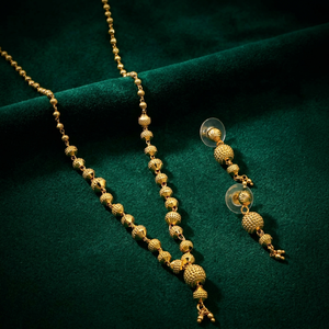 Wholesale Fashion 14K 18K 24K Micro Gold Plated <b>Beads</b> <b>Necklaces</b>, Forming <b>Necklaces</b> Set, Brass Micro Gold Filled <b>Beads</b> <b>Necklaces</b>. - Product Image 1