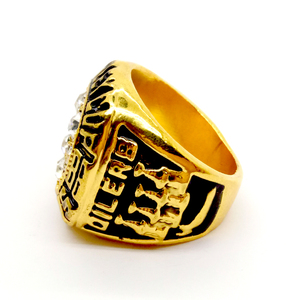 Anillo de Recuerdo de Aleación Chapado en Oro Rosa del Campeonato de los Edmonton Oilers de 1990, Regalo de Cumpleaños para Hombre - Product Image 3