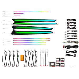 Lampes d'ambiance dynamiques pour l'intérieur de la voiture, éclairage LED symphonique pour Mercedes Benz <span class=keywords><strong>Classe</strong></span> E W212 2010-2015 - Product Image 1