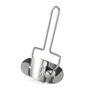 Acier inoxydable Grande Boulette Peau Pâte <span class=keywords><strong>Cercle</strong></span> Rouleau Machine Cutters Maison Pâtisserie Cuisine <span class=keywords><strong>Tarte</strong></span> Pizza Pâtisserie Rouler Outils - Product Image 5