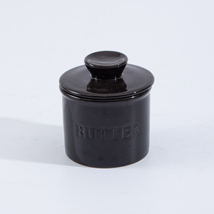 Tarro de cerámica multicolor para mantequilla con tapas, ideal para la cocina del hogar, ¡el más vendido! - Product Image 6