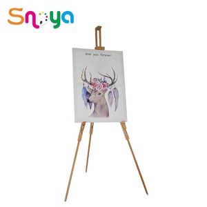 Chevalet fournisseur pour enfants <span class=keywords><strong>Tableau</strong></span> noir en bois pliable double face <span class=keywords><strong>Tableau</strong></span> d'art pour enfants Hauteur réglable Debout Ensembles d'art pour enfants - Product Image 5