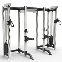 Appareil d'entraînement multifonctionnel commercial avec poulies haute et basse pour exercices de tirage, équipement de musculation à câble pour salle de sport