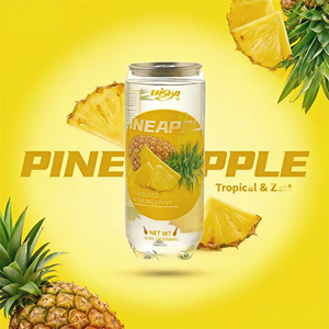 Халяльный безалкогольный напиток 350 мл Ананасовый фруктовый напиток полезный газированный напиток - Product Image 2