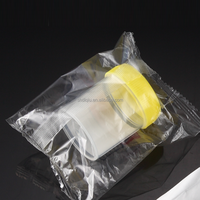Recipiente de Plástico Desechable para Muestras Médicas de Pacientes, Recipiente para Esputo, Muestras Fecales, 30 ml, 60 ml, 120 ml, Recipiente para Orina