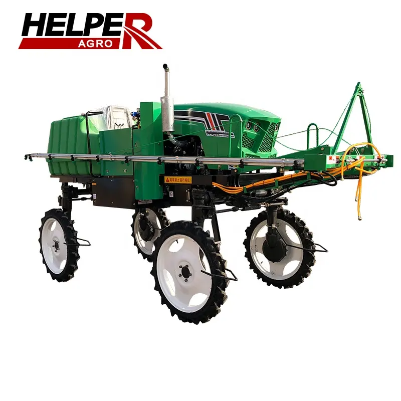 Pulverizador de equipamento de fazenda, auto pulverizador hélice, quatro rodas, máquina de pulverização agrícola, pulverizador