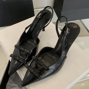 Customized Leather <b>Pointed</b> Designer Women's Shoes Sandals Sexy, Fashionable Elegant Sandals Party Summer Luxury Women's Shoes - Product Image 3