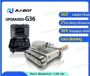 Robot de <span class=keywords><strong>Limpieza</strong></span> de Ductos de Grasa Industrial de Acero Inoxidable G36 de Alta Demanda con Máquina de Alta Presión y Cubeta de Reciclaje de Aceite Usado - Product Image 2