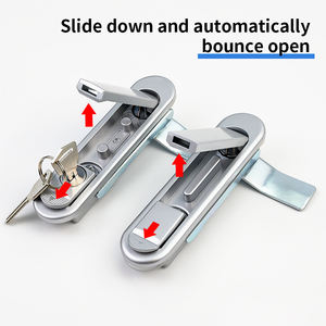 2 कुंजी औद्योगिक फ्लश लीवर संपीड़न के साथ उच्च गुणवत्ता वाले जस्ता मिश्र धातु पावर कैबिनेट लॉक - Product Image 4