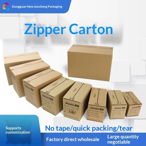 Wholesale Custom 12# Tear-Open Zipper Cardboard <b>Boxes</b>, Extra Strong Mailers for <b>Small</b> Batches - Product Image 3