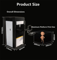 Printer 3D Industri Konektivitas USB Berkabel Otomatis Printer 3D LCD Printer 3D SLA