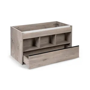 Modern bathroom furniture storage vanity cabinet basin with high-capacity for hand wash hotel projects