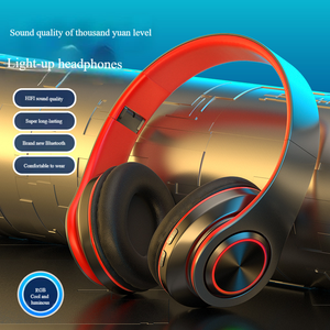 Casque sans fil Bluetooth lumineux à basses puissantes, le plus vendu par le fabricant, idéal pour le sport et les jeux sur mobile - Product Image 2