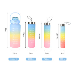 Botella <span class=keywords><strong>de</strong></span> Agua Motivacional Gc 4 en 1, Termo, Botellas <span class=keywords><strong>de</strong></span> Agua Motivacionales, Botella <span class=keywords><strong>de</strong></span> Plástico, Termo <span class=keywords><strong>Shaker</strong></span> - Product Image 6