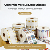 Etiquetas Personalizadas para Cajas de Jugos de Frutas y Verduras Frescas, Adhesivas, Ecológicas, Resistentes al Agua, para Agricultores Orgánicos