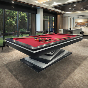 2025 Venta caliente precio barato mesa de billar moderna 4x8ft mesa de billar 7ft 8ft uso familiar interior elegante mesas de billar - Product Image 2