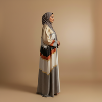 Abaya Imprimée Patchwork 2026 – Nouvelle Collection Élégante et Très Demandée – Vente en Gros – Tissu Antistatique Respirant Personnalisable pour Femmes Musulmanes