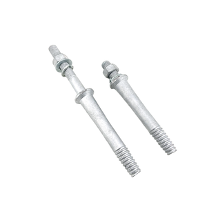 Hot-Dip mạ kẽm Pin thép cách điện trên không dòng sắt phụ kiện sửa chữa Phần cứng cho sứ chai - Product Image 2