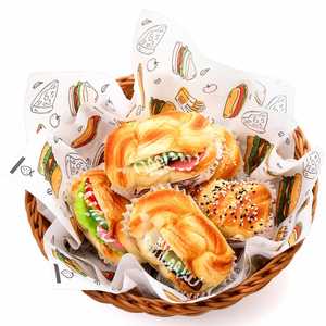 Custom Printed Greaseproof 2026 Sandwich <b>Paper</b> <b>Sheets</b> Single-Sided Non-Stick Baking <b>Wax</b> Food Wrapping Burgers Pizza Candies - Product Image 5