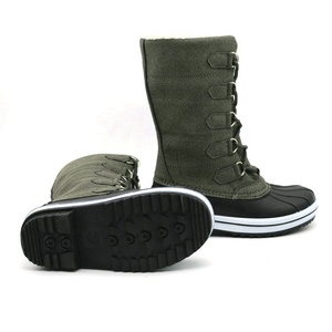 Bottes de neige hautes imperméables et thermiques de haute qualité pour enfants avec semelle intérieure, style canadien - Product Image 3