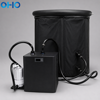 Refroidisseur d'eau portable OHO pour bain froid, unité de refroidissement pour le contrôle de la température, applications pour baignoires de thérapie par le froid et spas