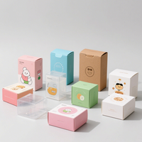 Boîte cadeau en plastique PVC PET transparent recyclable avec vernissage pour produits artisanaux, cosmétiques et pâtisseries