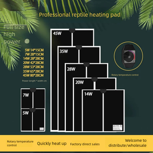 EU tiêu chuẩn bò sát kiểm soát nhiệt độ sưởi ấm Pad-Tấm sưởi hồng ngoại cho rùa, Tắc Kè và cua ẩn sĩ, chống rò rỉ - Product Image 2