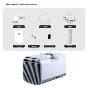 Mini <span class=keywords><strong>climatiseur</strong></span> 110V à effet de refroidissement <span class=keywords><strong>efficace</strong></span>, économique et en vente chaude en usine, idéal pour le camping en plein air - Product Image 4