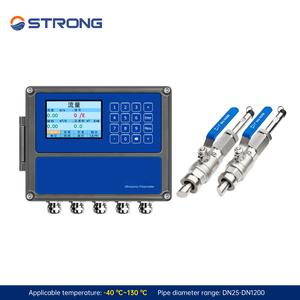 Hoogwaardige roestvrijstalen klem-op ultrasone flowmeter voor afvalwaterzuivering en gas met RS485-uitgang - Product Image 3