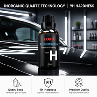 Revêtement Nano Céramique pour Voiture, Protection de Peinture en Verre à Haute Dureté, Concentré de Quartz Inorganique, Imperméable, Entretien Automobile