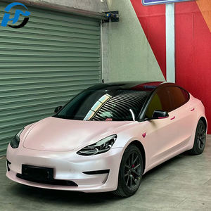 PET TPU Cast, perbaikan diri penyembuhan merah muda 1,52X1 8M/5x60 kaki bungkus mobil vinil mutiara logam Satin Matte metalik stiker mobil - Product Image 1