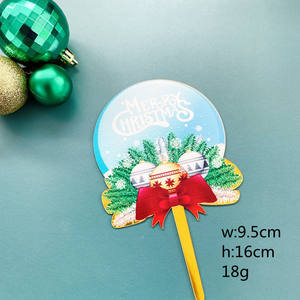 Topper per feste in acrilico natalizio acrilico di decorazioni per feste di <span class=keywords><strong>buon</strong></span> compleanno cake topper <span class=keywords><strong>buon</strong></span> <span class=keywords><strong>natale</strong></span> - Product Image 4