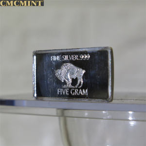 Großhandel Metall münze 5 gramm Buffalo Bar Bullion Custom Challenge Münzen - Product Image 4