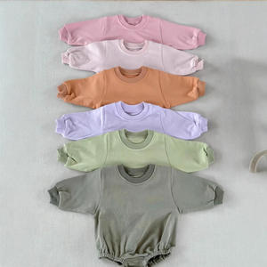 Mameluco Clásico de Algodón de Manga Larga <span class=keywords><strong>para</strong></span> Bebé Recién Nacido, Unisex, <span class=keywords><strong>para</strong></span> Primavera y Otoño, Mameluco Holgado <span class=keywords><strong>para</strong></span> Bebé, Camiseta Tipo Mameluco <span class=keywords><strong>para</strong></span> Niños Pequeños - Product Image 4