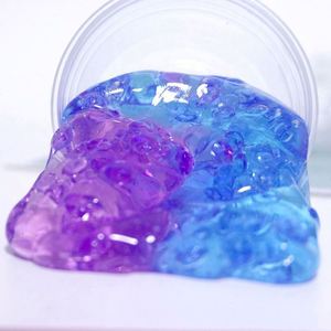Galaxy Lab Glacier Crystal <b>Slime</b> Barrel Change Color Oil Clear Crazy Playdough Putty Eco-Friendly Plastic Clay Educational - Product Image 4