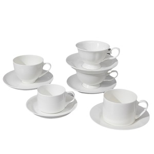 Set di Tazze da Caffè in Ceramica Personalizzate 140-350ML, Varie Forme, Tazza per Espresso e Cappuccino con Piattino, Resistenti al Calore e Adatte al Microonde - Product Image 5