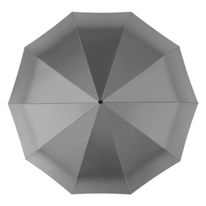 Paraguas para sol y lluvia de 105 cm, 10 varillas, apertura automática con botón, diseño minimalista de tres pliegues para viaje - Product Image 5